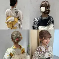 🌻浴衣着付け&ヘアアレンジ🌻お友達とペアOK♡【平日¥7700・土日祝¥8800】 補足説明必ずお読みください!