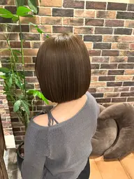 【ブリーチなし】透明感♪ブリーチなしダブルカラー➕カット🩵