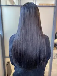 髪質改善コスメストレート【絹髪へ】美髪縮毛矯正+カット+3ステップトリートメント⭐️