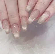 チップ長さ出し10本マグネットワンカラー/マグネットグラデーション/マグネットフレンチ❤️