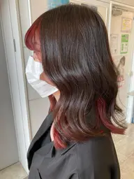 🏖おすすめのベージュ系インナーカラー✨定番の可愛いピンク系💓大人っぽいグリーン系🍀フレッシュなオレンジ系🍊