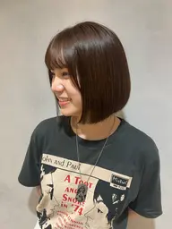 【🌻限定価格🌻】【🫧透け感カラー🫧】ワンカラー＋内部補修トリートメント［吉祥寺/レイヤーボブ/顔周り］