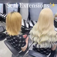 【🤍最高級シールエクステ60本🤍】(エクステカット、コテ巻き込み✨)