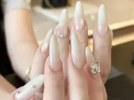 【モデル】💙💙チップ長さだしカラーグラテーション　OR 🩵カラーフレンチ【モデルコース】