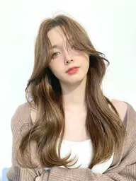 当日限定💎 韓国🇰🇷Style🧡韓国トレンドカット＋ダイヤモンドカラー💎＋極上ヘアマスク✨