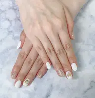 ハンド❤️シンプルオフィスネイル2本アート