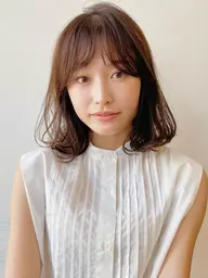 【朝楽ちん✨】カット+ゆるパーマ+マイクロバブル🫧