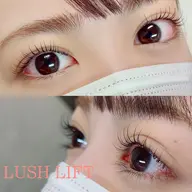 【上下まつげパーマ】でぱっちり目の印象アップ✨✨　　上下デザイン選べるラッシュリフトはケア込みで安心♡