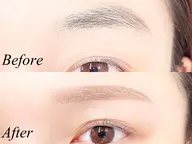 学割U24🎓《ナチュラル眉🌼》美眉アイブロウWAX+間引き(メイク込)