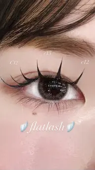 【Jrスタイリスト価格】フラットラッシュ♡100本