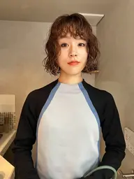 【🌀柔らかく見える魔法のクルクルパーマ🌀】カット ➕ ケアパーマ