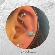 【首肩凝りのお悩みに🪽】耳ツボジュエリー👂🏻💎両耳10粒 耳マッサージ付き✨️