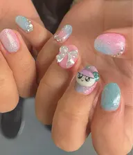 ☆4月☆ご新規様限定☘️3Dパーツ1個＋アートし放題🍀🎀パーツ付き✨