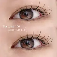 【リピーター様】 超軽量フラットラッシュ🪽100本　オフ➕500円