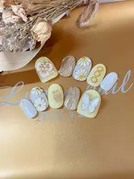 オーダーチップ(ワンカラー)パーツ・アートなどデザイン料は別ですのでご予算などお気軽にご相談下さい𓂃 ✿𓈒𓏸