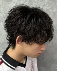 【🌿‬メンズ・平日限定🌿】カット+シャドウパーマ👑