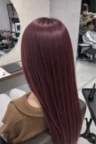 髪質改善カラー＋シャンプー・ブロー込(オンカラーも可)‎