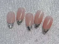 ✨【Hand】話題人気♥ガラスフレンチネイル✨️新規オフ無料