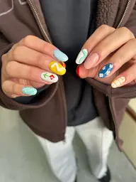 【🌸4月限定✨】〈練習モデル〉👑1番人気👑 90分アートし放題🩵✨(おまかせ･持ち込み🙆🏻‍♀️︎パーツ込)