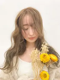 《透明感欲しい方⭐️》#ダブルカラー（ブリーチなし）＋トリートメント＋カット