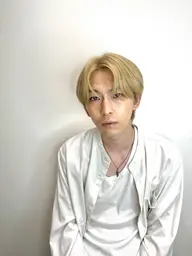 メンズカット＋ケアブリーチ＋カラー