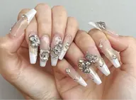 4/21、4/22限定💖チップ10本長さ出し＋つけ放題💖オフ込み