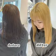 ブリーチ➕オンカラー✩.*˚