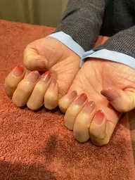 ハンド甘皮、角質ケア+ワンカラーorグラデーションorフレンチ(ジェルオフなし)