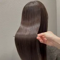 【手で乾かしただけで美髪へ🩵プラチナ】美髪×縮毛矯正プラン+極上プレミアム髪質改善トリートメント