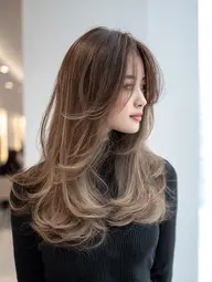 ハイライトカラー/白髪ぼかし【ブリーチ◎】ケアブリーチ/ブリーチなし/オラプレックス/シャドールーツ/バレイヤージュ