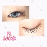 派手すぎず盛りたい方向け✨️フラットラッシュ100本🎀束感コーティング仕上げ🤍/付け足し🙆‍♀️