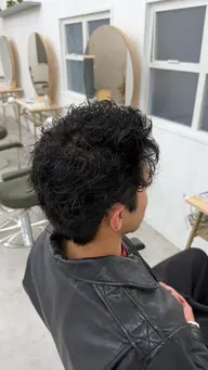 メンズカット＋ピンパーマ