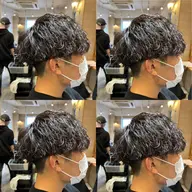 メンズカット+ニュアンスパーマ+トリートメント