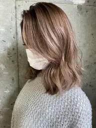 💎白髪ぼかしハイライト