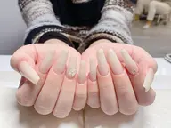 【✨オフ無し✨】💕10本指長さだし(チップのみ)ワンカラー／ラメグラデーション