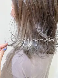 【大人気menu💕】❤超絶馴染む❤ワンポイント上質人毛シールエクステ6本+エクステカット✂︎