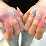 💛カラーグラデーションネイル💛初回オフ無料、ケア込み◎