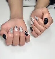 【スカルプ】💕長さだし10本　アート&パーツつけ放題