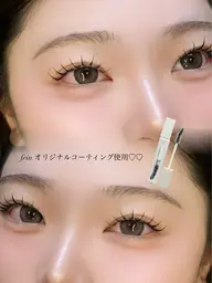 【当日予約限定❗️♡】フラットラッシュ80本~100本🎀(コーティング仕上げは別途¥400です✨)