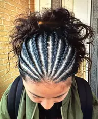 【カッコよくしたい‼️】コーンロウヘアセット✨