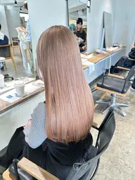 平日限定🌈人気No.1メニュー🌈カラーに悩んだらこれ✨柔らか透明感カラー✨+無料高級トリートメント+巻き髪✨SB込