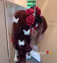 【体育祭ヘアアレンジ🌹❤️‍🔥】ご予約は1週間前まで💫