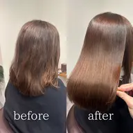 【先着5名限定⭐︎髪質改善ストレート初心者用】ミディアムヘア:髪質改善ストレートパーマ