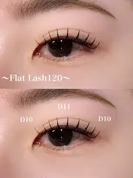 💎フラットラッシュ120本💎(オフ込み)