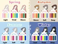 韓国式〜12タイプパーソナルカラー・骨格/顔タイプ診断