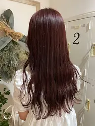 【4月人気クーポン🧁】全体カラー/透明感のあるツヤ感カラー🫧お仕上げ可愛くスタイリングさせていただきます🎀🤍ྀི
