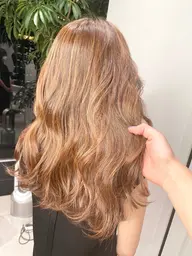 ブリーチ無しトーンアップ🌟ご相談カラークーポン🌈💕トリートメント込み