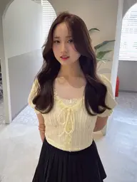 髪質改善inケアカラー＋枝毛カット＋2ステップTR