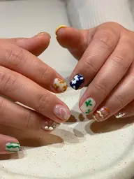 【オフ無】ペイントデザインネイル