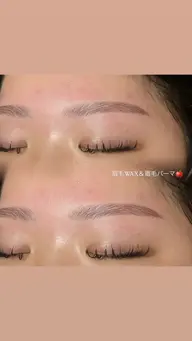 【女性専用】眉毛WAX×ブロウリフト🫐(間引き、カット、メイク付き)